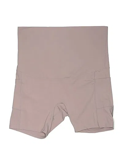 Pre-owned Poshdivah Athletic Shorts In Tan