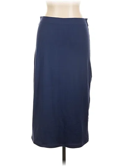 Pre-owned Poshdivah Casual Skirt In Blue