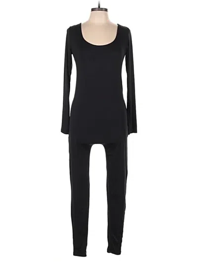 Pre-owned Poshdivah Jumpsuit In Black