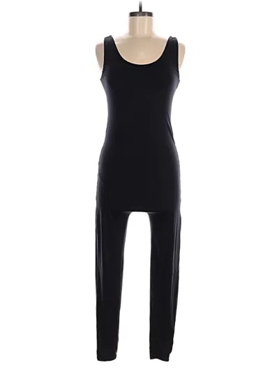 Pre-owned Poshdivah Jumpsuit In Black