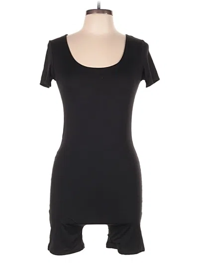 Pre-owned Poshdivah Romper In Black