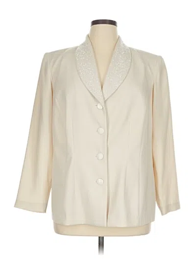 Pre-owned Positive Attitude Blazer Jacket In White