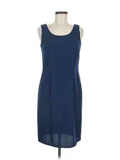 Pre-owned Positive Attitude Casual Dress In Blue