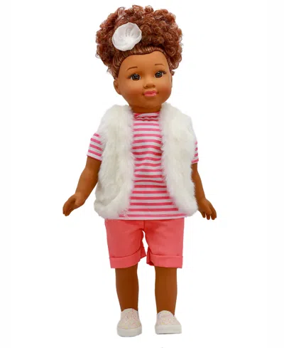 Positively Perfect Dolls Kids' Positively Perfect 18" Doll In Pink And White