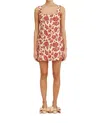 Posse Alice Mini Dress In Scarlett Bloom In Multi