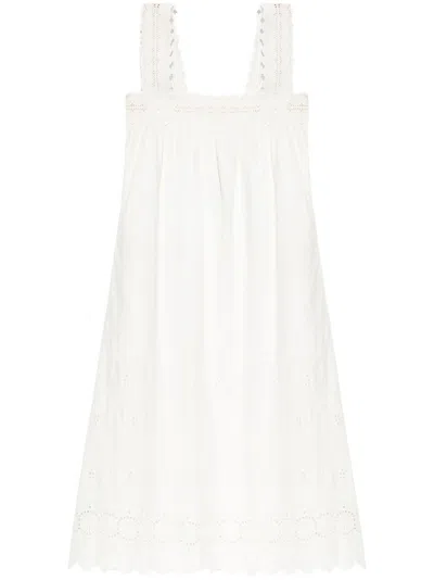 Posse Amelia Midi Dress In White