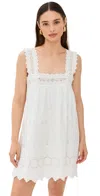 POSSE AMELIA MINI DRESS VINTAGE WHITE