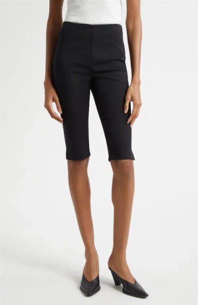 Posse Angelina Cotton-blend Capri Pants In Black