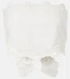 Posse Antonette Cotton Tie Top In Weiss