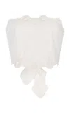 Posse Antonette Cotton Tie Top In White