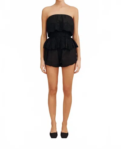 Posse Aurelia High Waist Bloomer Short In Black