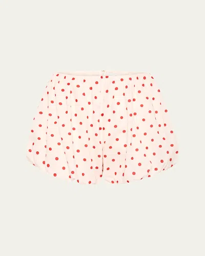 POSSE AURELIA POLKA-DOT BLOOMER SHORTS
