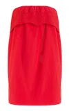 Posse Beryl Strapless Mini Dress In Red