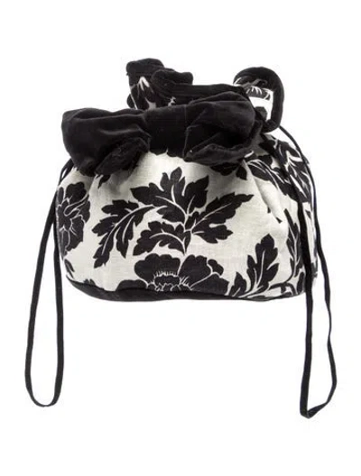 Pre-owned Posse Canvas Evening Bag W/ Tags In Black