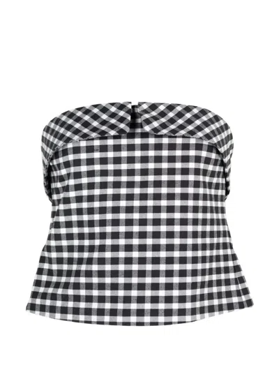 Posse Chiara Strapless Top In Black