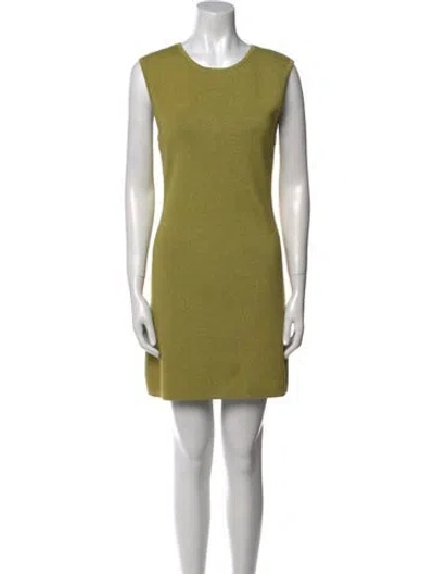 Pre-owned Posse Crew Neck Mini Dress W/ Tags In Green