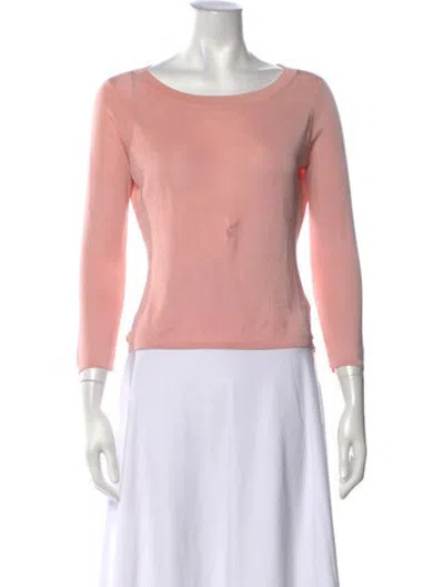 Pre-owned Posse Crew Neck Sweater In Pink