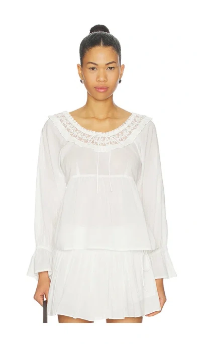 Posse Danielle Blouse In White
