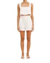 Posse Ducky Short In Ivory In Black