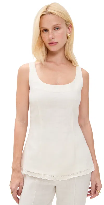 Posse Effi Top Cream In White