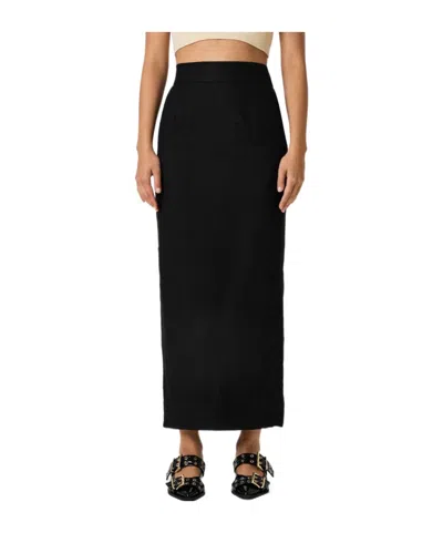 Posse Elastic Waist Skirt In Black