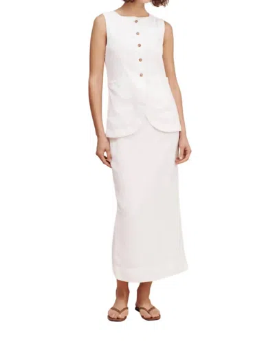 Posse Emma Pencil Skirt In Ivory