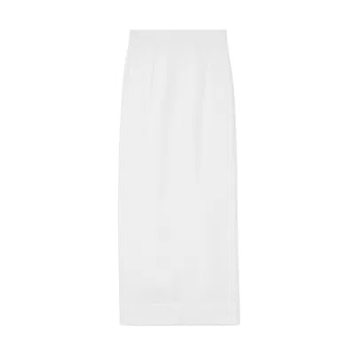 Posse Emma Pencil Skirt In Vintage White