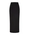 Posse Womens Black Emma Mid-rise Linen Maxi Skirt In Black