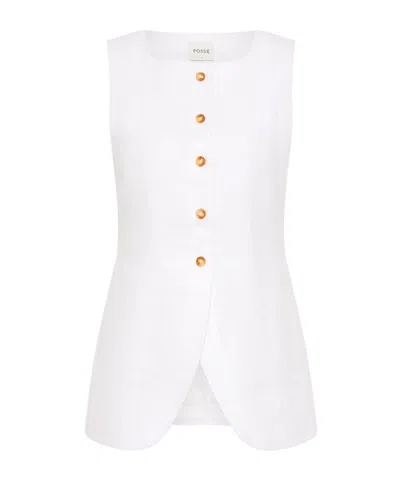POSSE POSSE EMMA BUTTONED VEST