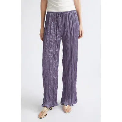 Posse Esme Drawstring-waist Trousers In Purple