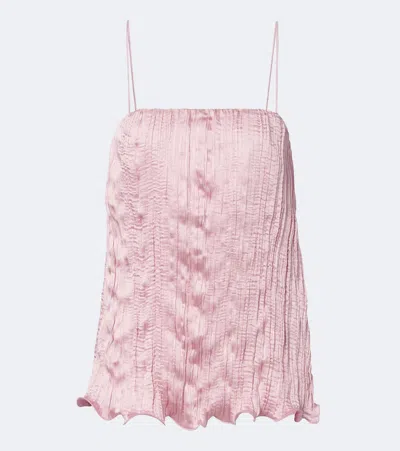 Posse Esme Satin Top In Pink