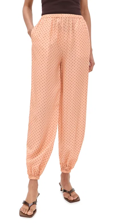 Posse Evie Balloon Pants Tangerine Polka Dot In Multi