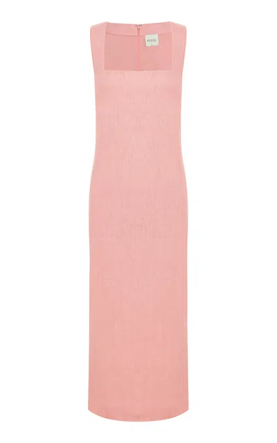 Posse Exclusive Alice Midi Dress In Pink