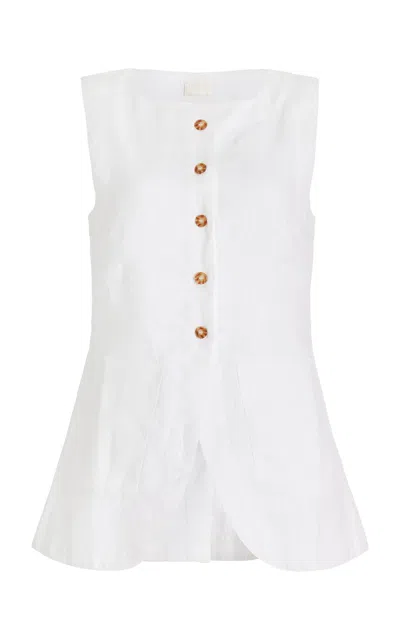 POSSE POSSE EXCLUSIVE EMMA LINEN VEST