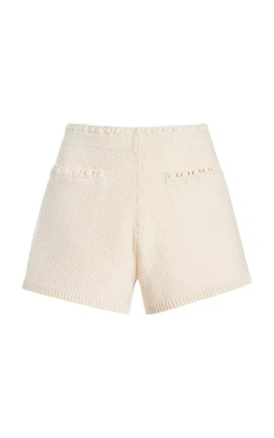 Posse Exclusive Harlan Knit Shorts In Ivory