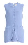 Posse Exclusive Harlan Knit Vest In Blue