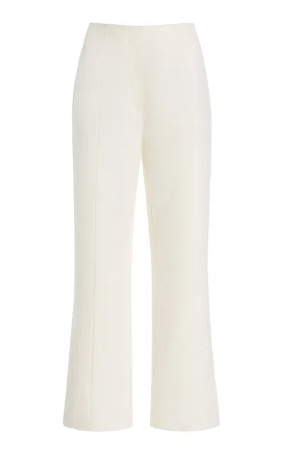 Posse Exclusive Heidi Cotton-linen Trousers In White