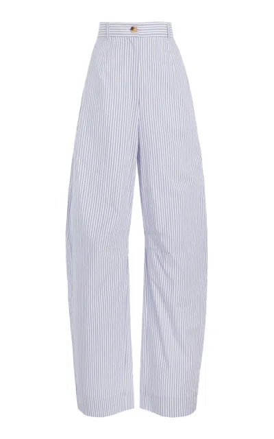 Posse Exclusive Paco Cotton Trousers In Stripe