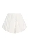 Posse Exclusive Riviera Aurelia Cotton Shorts In White