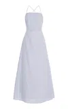 Posse Exclusive Rosalie Cotton Maxi Dress In Stripe