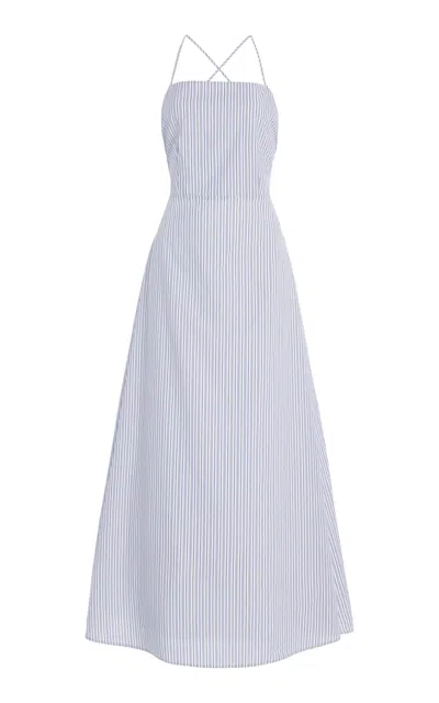 Posse Exclusive Rosalie Cotton Maxi Dress In Stripe