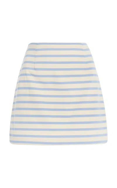 Posse Exclusive Sedgewick Cotton Mini Skirt In Yellow