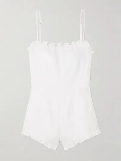 Posse Florence Romper In Ivory