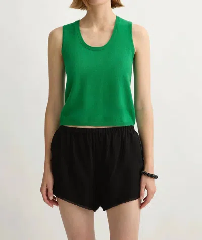 Posse Freddie Sweater Tank In Emerald In Green