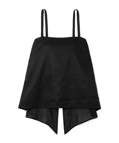 Posse Ginny Linen Tank In Black