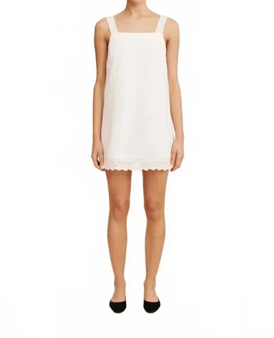 Posse Grace Mini Dress In Vintage White