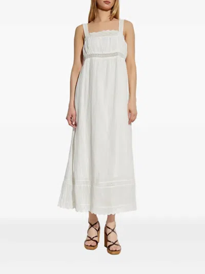Posse Grace Shift Dress In Vintage White