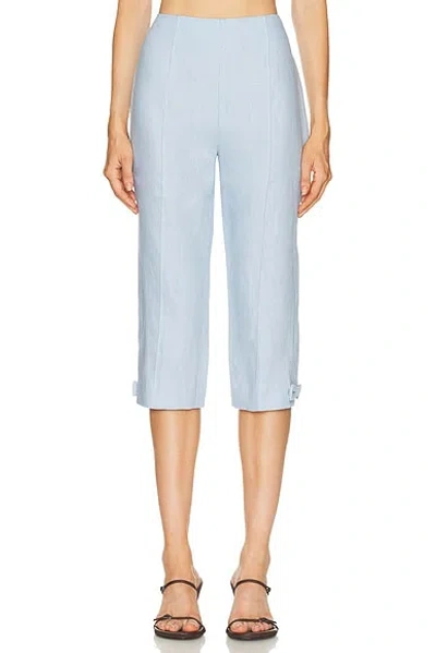 Posse Harper Capri Pant In Blue