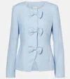 Posse Harper Linen Jacket In Blue