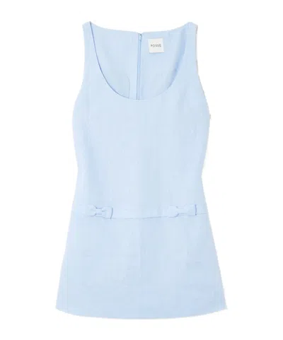 Posse Harper Mini Dress In Blue